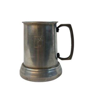 VTG 1970s Playboy Aluminum Beer Mug Engraved Bunny Logo Tankard Barware 4.75"